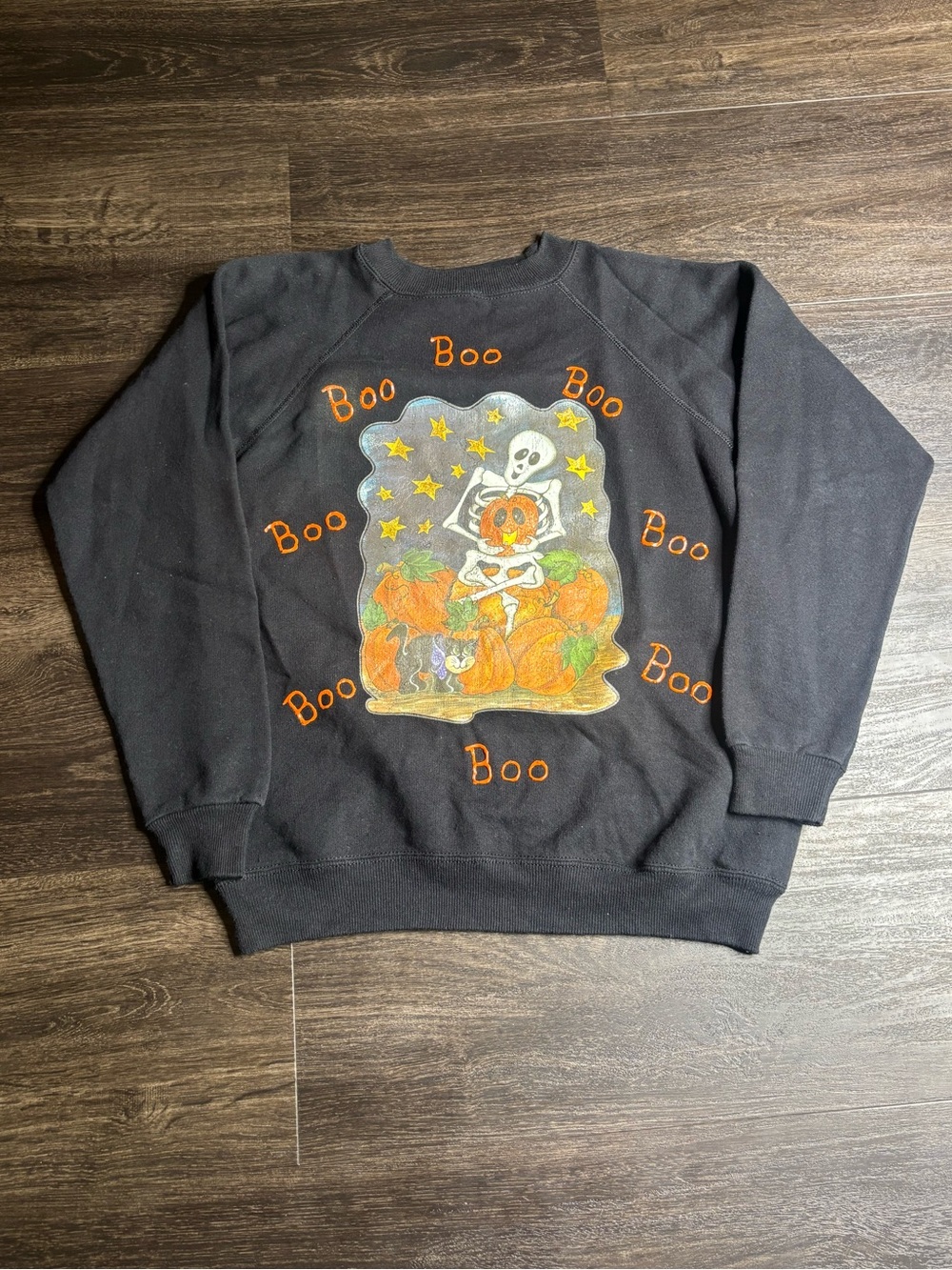 Women’s Vintage Y2K Custom Halloween Crewneck Size M